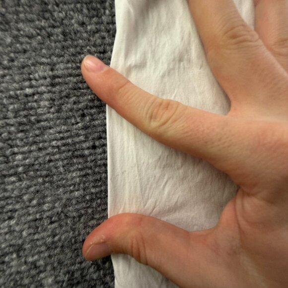 Massimo Dutti Men White Tessuto Italiano Long Sleeve Button Up Shirt Size 17 - Picture 11 of 15